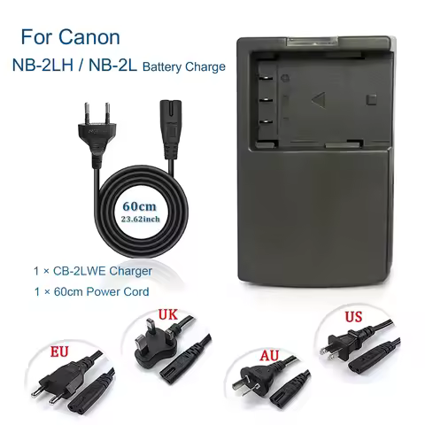 CB-2LWE CB-2LTE Battery Charger For Canon NB-2LH NB-2L Battery MV-850i,880X,880Xi,890,5iMC,6iMC,800i