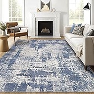 7x10 Area Rug Living Room: Washable Large Abstract Modern Soft Rug Stain Resistant Indoor Floor Non 