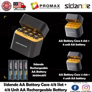 Ready StockSidande AA Battery Case 4 Slot and 8 Slot + 4 Unit and 8 Unit AA Rechargeable Battery.