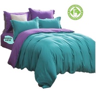 Cadar Tebal Set 7 in 1 COMFORTER TEBAL FITTED Queen Kualiti Premium