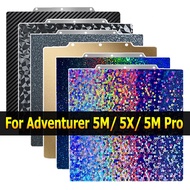 Untuk Flashforge Adventurer 5M, 5M Pro, 5X Build Plate AD5X AD5M 235x235mm Lembaran Keluli Berpegas 