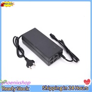 Phoenixshop 60V 12AH Plastic Portable Universal Batt-ery Charger for Ele-ctric Scooter Electric Bicy