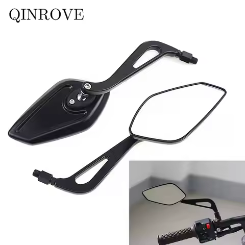 Motorcycle Rearview Mirror 8 10MM Aluminum Alloy Scooter Side Mirror Universal For Royal Enfield BMW