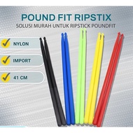 5A NYLON POUNDFIT STICK RIPSTIX POUND FIT/ RIP STICK WORKOUT FROM HOME FITNESS YOGA PILATES (1 PAIR)