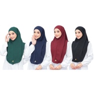 Tudung Sarung Khimar tali cey crepe