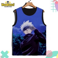Jujutsu Kaisen v7 Children's Singlet Anime Manga Singlet Satoru Gojo 3D Printing For Ages 1-12 Years