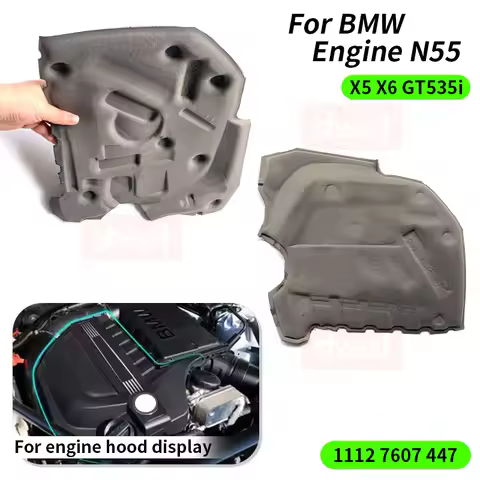 1Pc High Quality N55 N20 B48 G12 Heat Insulation Cotton Fit for BMW 7 Serie X5 X6 GT535i Engine Hood