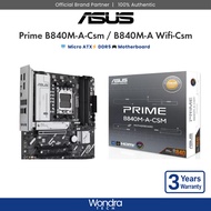 ASUS PRIME B840M-A-CSM / B840M-A WIFI-CSM | Micro ATX | DDR5 | Motherboard