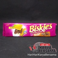 MAKANAN RINGAN BISKUIT BISKIES CRUNCHY MILK CRACKERS KRIM COKELAT 96GR