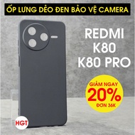 Redmi K80 / K80 Pro / K80 Ultra premium black flexible camera protection case