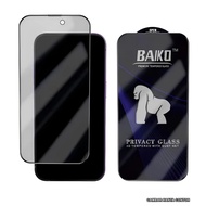 Tempered Glass Spy BAIKO Samsung Galaxy S24 / S24+ / S24 ULTRA Guardian Privacy Support Fingerprint