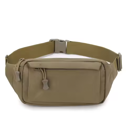 Waterproof Men's Waist Bag Tactical Bag Men's Shoulder Bag Hip Bag Oxford Cloth Abdomen Banana Men's