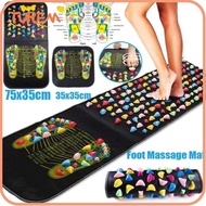 TUREM Reflexology Walk Cobblestone Acupoint Mat Leg Relaxation Walk Stone Mat