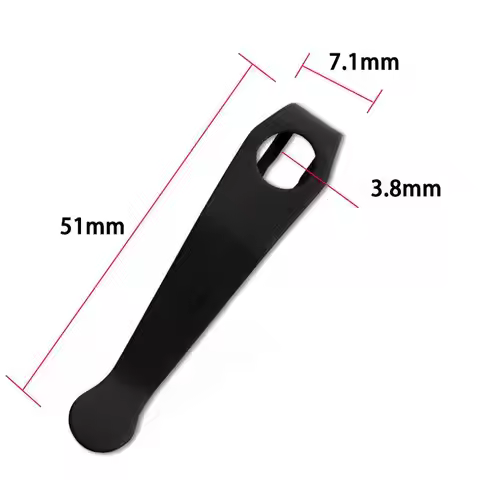 Deep Carry Titanium Clip for Spyderco Para 3 Lightweight No Screws
