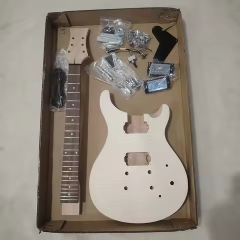 PRS DIY Electric Guitar Kit， Transparent wood, complete accessories, fast delivery