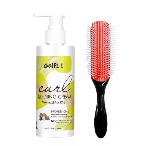Goiple 200mL Curl Cream Enhancer Enhances Waves Care Styling Lotion for Curly Hair Curling Define Cr