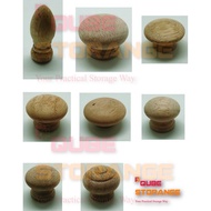 Drawer Knob Wooden Cabinet Knob Drawer Wardrobe Door Handle Kayu Pemegang Kayu Untuk Pintu Kabinet Laci Almari