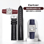 Suitable For CARTIER Watch Straps Substitute Cartier Men And Women Tank London Santos Key Series Leather With Pin Buckle