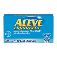 ALEVE LIQUID GELS 80