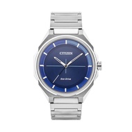 Citizen Mens Regular Stainless Steel Bracelet and Blued Dial - Eco-Drive - BJ6531-86L