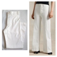 (27") Polo Ralph Lauren 中腰闊腳彈性斜布褲 Mid-Rise Stretch Cotton Twill Wide-Leg Trousers