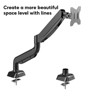 High Quality Computer Monitor Bracket Mounting Arm 360° 5-Axis Rotation Cold Rolled Steel Powder Coa