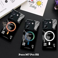 Softcase For poco M7 Pro 5G - Case Glass poco M7 Pro - Casing poco M7 Pro - Silicone For poco M7 Pro