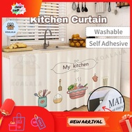 ⭐LOW PRICE⭐ Kitchen Curtain Cabinet Curtain Langsir Dapur Langsir Kabinet Dapur Tirai Dapur Kitchen 