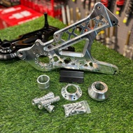 PROTAPER Fully Cnc Swing Arm Full Set With Bush Full Black Silver XMAX250 XMAX 250 / XMAX300 XMAX 30