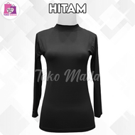 Manset Dalaman Kebaya Lengan Panjang Wanita Polos Bahan Spandek Balon Licin Daleman Perempuan Warna