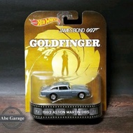 Hot Wheels 007 James Bond Goldfinger 1963 Aston Martin DB5