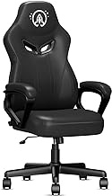 ZHISHANG Computer Chair for Adults, 300Lbs Ergonomic Gaming Chair Racing Style PC Office Chair with Lumbar Support Padded Armrests Black-L