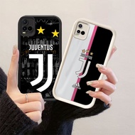 HK-31 Juventus FC Shockproof Casing for Black and White Silicone VIVO Y75 V23E Y21 Y21t Y21e Y21s V2