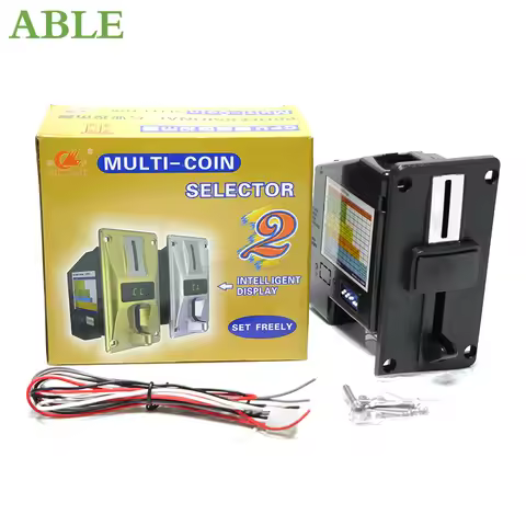 Multi Coin Acceptors Selector CL-168 Different Coin Electronic Roll Down For Arcade Game Mechanism V