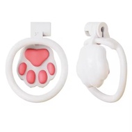 [WQAFJKEHIUVXAO]Furry Animal Paw Flat  Cage  Ring CB Lock  Restain   Cage  Belt