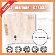 EDU Paper Softcover Notebook A4 Exercise Book Buku Nota Tulis 80gsm
