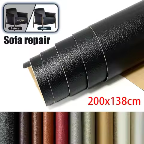 200x138cm Sofa Self Adhesive Leather Repair Tape DIY Car Seat Sofa Repairing Patches Tape Sofa Car S