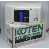 ❀Circuit Breaker with Enclosure 2 Pole Single Phase KSB (Koten) ECB, MCB PVC enclosure