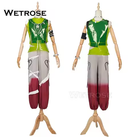 【Wetrose】Pre-Order Alien Stage Round7 R7 Till Green Vest Anime Cosplay Costume