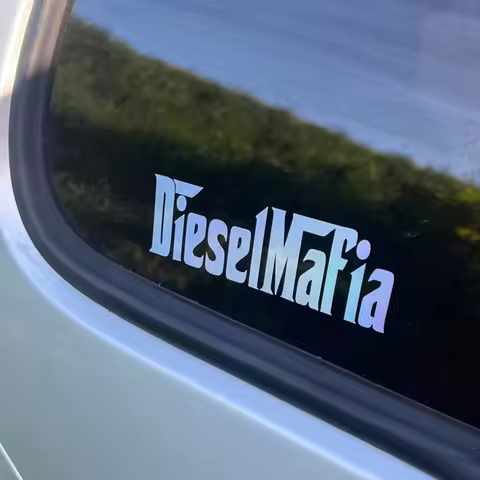 Car Body, Window Full Stickers Featuring Holographic Diesel Mafia Car Body，Attractive Diesel Mafia H