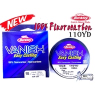 Berkley Vanish 100% Fluorocarbon Leader 110yards