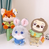 Disney Zootopia Judy Nick Leopard Pegawai Polis Mainan Mewah Comel Anak Patung Kilat QS7H