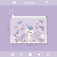 Zipper File Bag Cartoon Cute Transparent Zipper Bag a4 File Bag Plastic Information Bag Test Paper B