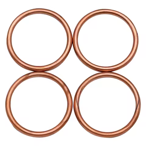 46MM Exhaust Pipe Header Muffler Gasket For Kawasaki KDX200 89-06 KDX220R 94-05 KDX220SR 94-99 KX125