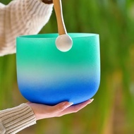 Hye-eun 6inch/7inch/8inch 432hz/440hz Crystal Singing Bowl for Sound Healing With Free Accessories