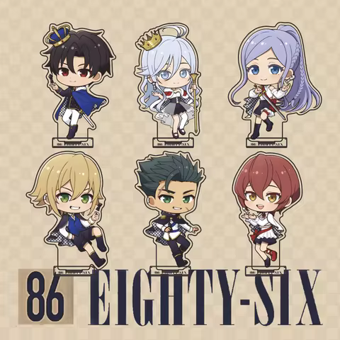 86 EIGHTY-SIX Royal Crown Q Version Acrylic Stand Vlad Lena Annette Kaito Anime Character 10cm Desk 