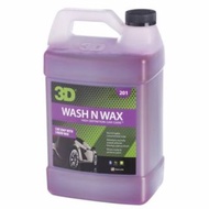 美國製 3D 洗車水蠟水 WASH AND WAX 1加侖 泡泡洗車蠟水
