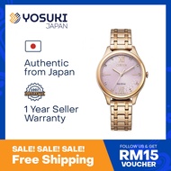 CITIZEN Solar EM0503-75X Eco Drive Elegance Pink Gold Stainless Wrist Watch For Woman from YOSUKI JAPAN / EM0503-75X (  EM0503 75X EM050375X EM05 EM0503- EM0503-7 EM0503 7 EM05037 )