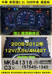 新堅達 4期 儀表板 2008- CANTER 4M42 MK645105 液晶斷字 修理 儀表維修 MK645310