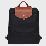 LONGCHAMP LE PLIAGE系列再生尼龍摺疊後背包 黑